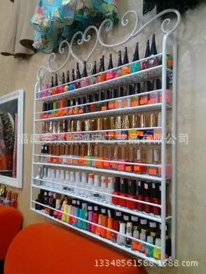 Необычные настенные стойки для маникюра и салонов большой держатель хранения