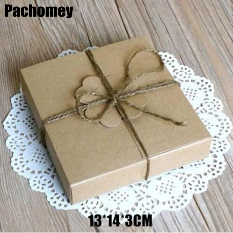 10 шт./лот Розничная крафт-бумага подарочная упаковка коробка подарок мыло ручной