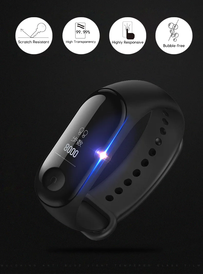Защитная пленка из ТПУ Для Xiaomi Hey + NFC Smartband мягкая Гидрогелевая | Мобильные
