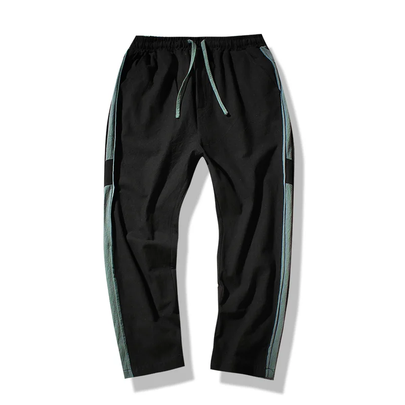 2021 Hot Fashion Street Jogger Pants Men Ankle-length Harem Striped Casual Sweatpants | Мужская одежда