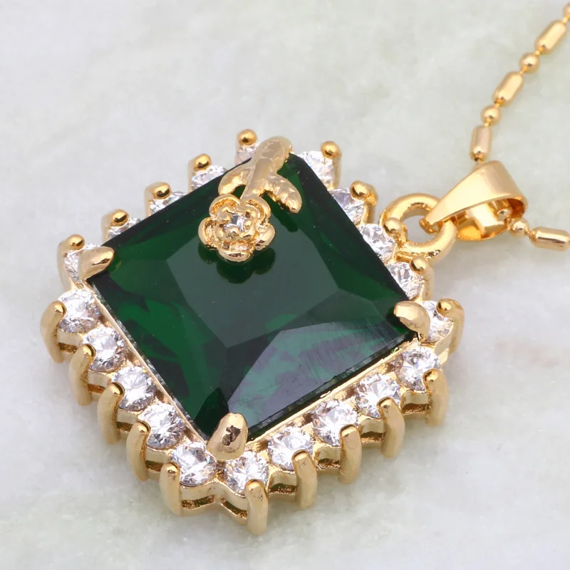 Женское Ожерелье и подвеска с белым фианитом|necklace pendant women|necklace women pendantpendant necklace |
