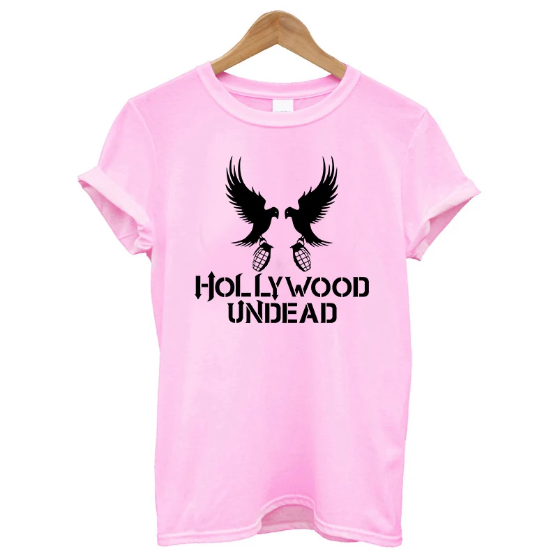 100% хлопковая футболка Голливуд нежити с принтом Футболка женская Harajuku футболки