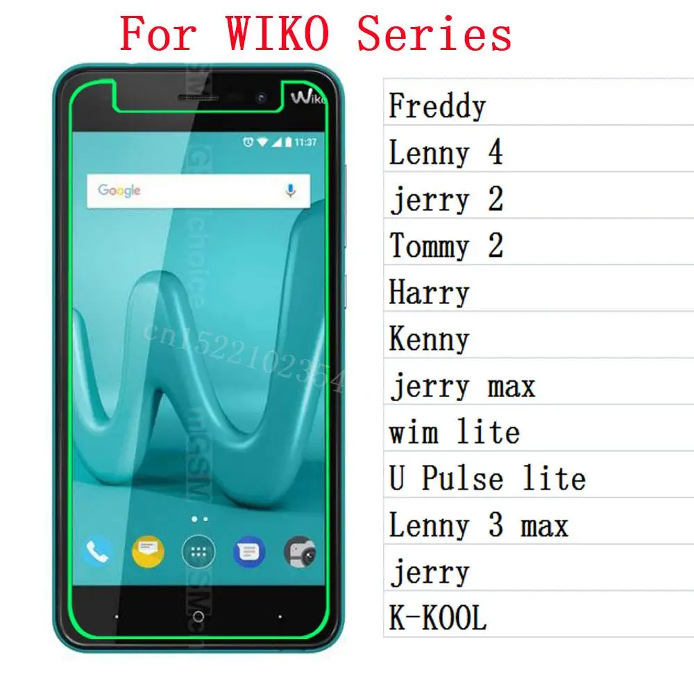 Закаленное стекло для Wiko Freddy Lenny 4 3 max jerry Tommy 2 Гарри Кенни wim lite U Pulse K KOOL защита