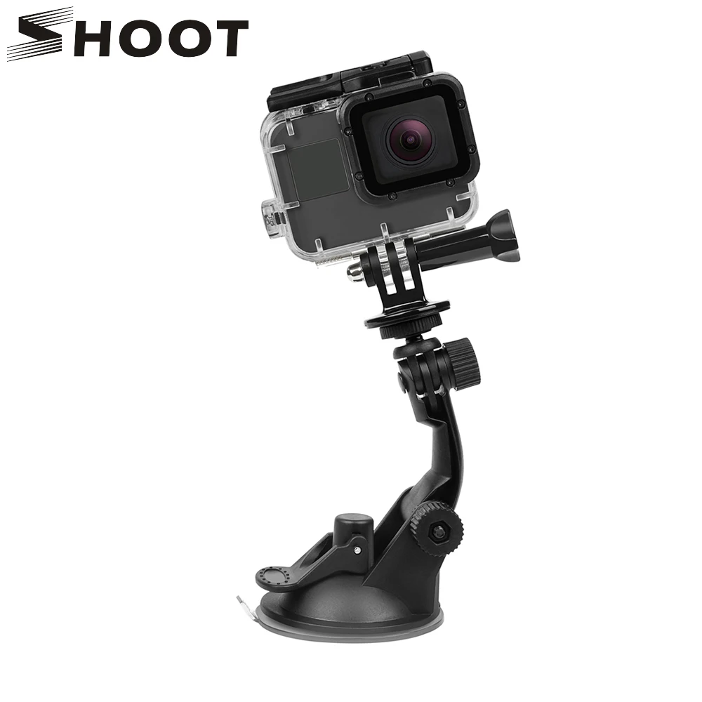 Съемка вращающаяся присоска для Go Pro 9 8 7 6 5 Black Session Xiaomi Yi 4K Sjcam Eken H9 камера