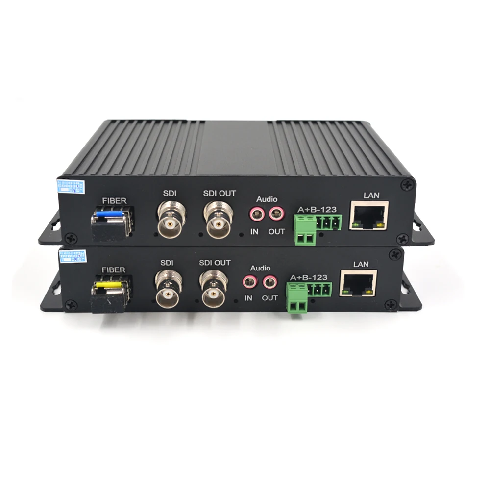 Высокое качество HD SDI видео аудио данных Ethernet 1310/1550 Волоконно-Оптические медиаконвертеры Tx и Rx для HD SDI CCTV