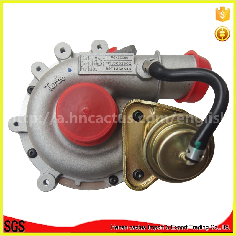 Auto Engine Turbine Turbo Electric RHF5 Turbocharger VC430089 8971228843 for Mazda B2500 2.5TDI WL84 |