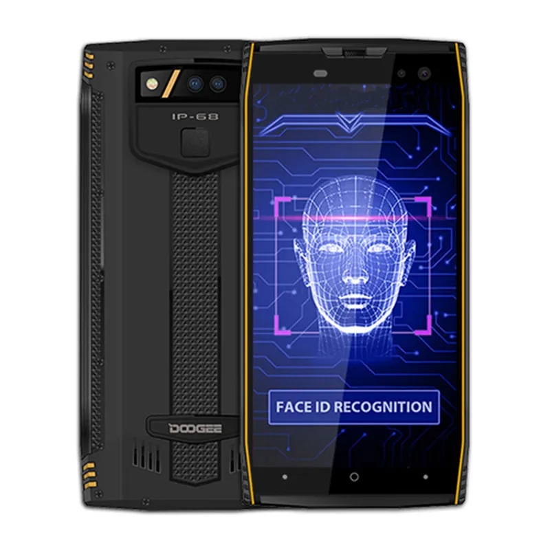 IP68 Водонепроницаемый DOOGEE S50 смартфон 5180 мАч Быстрая зарядка 18:9 5 7 ''MTK6763T 2 ГГц