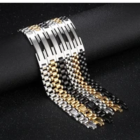 europe and the united states fashion stainless steel men bracelet sports jewelry chain link bracelets for women couple jewelry