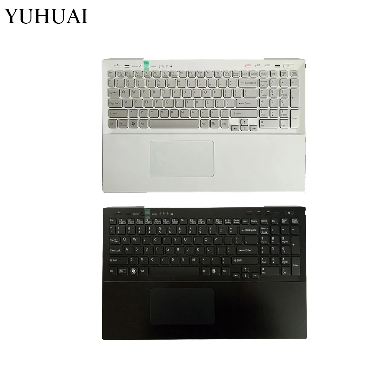 Teclado do Portátil dos Eua para Sony Palmrest Capa Superior 025-111a-2363 025-101a-2363 Teclado Svs15 Svs151100c Svs15118ecb Svs15118ecw