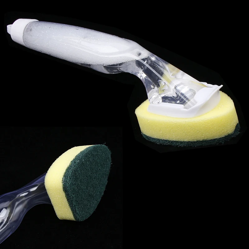 Многоразовый дозатор жидкого мыла для мытья посуды|washing dishes|kitchen cleaning brushcleaning brush |
