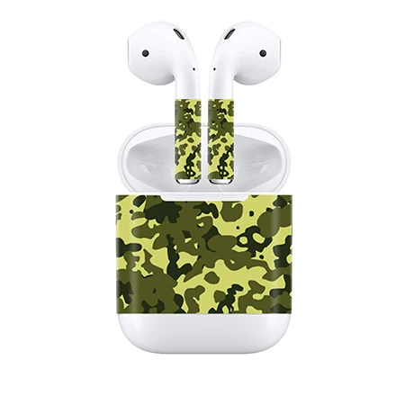 2 шт./лот виниловая наклейка с камуфляжным дизайном наушники для AirPod скины