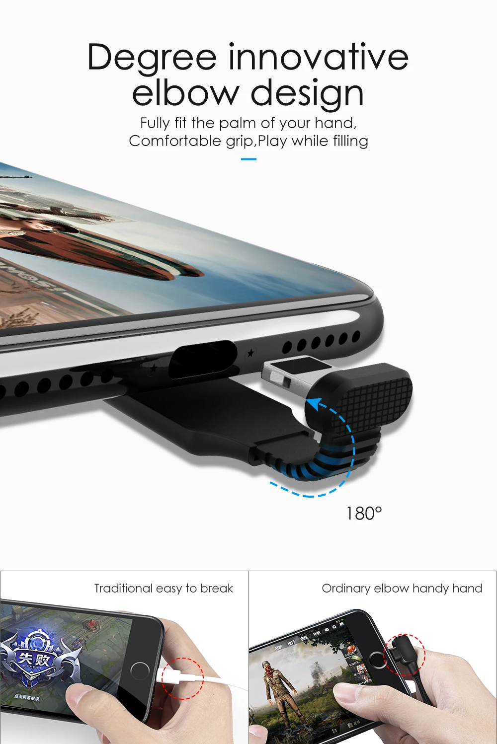 Mcdodo USB кабель для передачи данных 2.4A Быстрая зарядка для IPhone X XR XS Max 8 7 6 Plus IOS 12 шнур для мобильного телефона локоть игра зарядное устройство светодиодный кабель