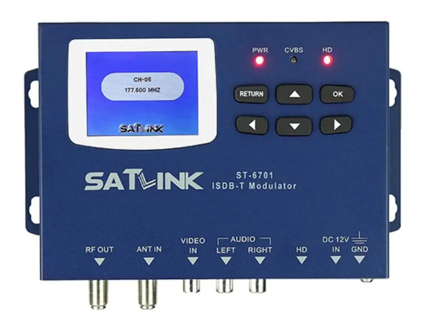 SATLINK ST 6701 модулятор 1 Route MPEG1 MPEG4 Satlink ST6701 AV/HD1 ISDB T источник сигнала