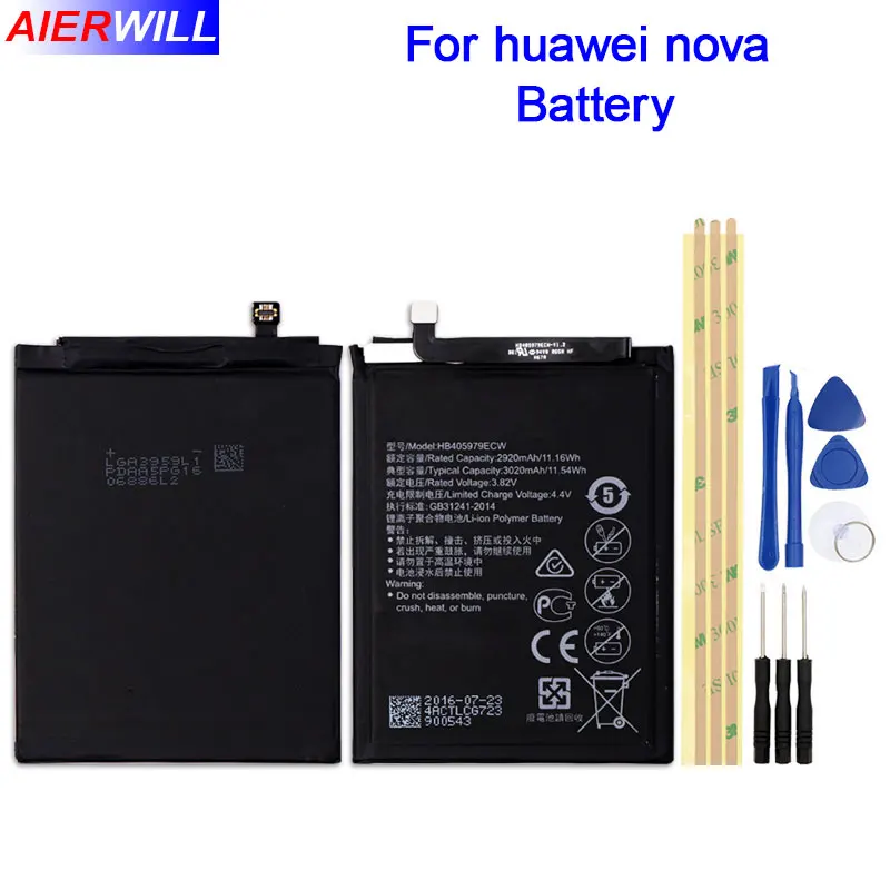 Для Huawei Mate 9 10 Pro/ Nova 2 /Nova Plus батарея HB405979ECW/HB396689ECW/ HB366179ECW/ HB436486ECW/ HB356687ECW|Аккумуляторы