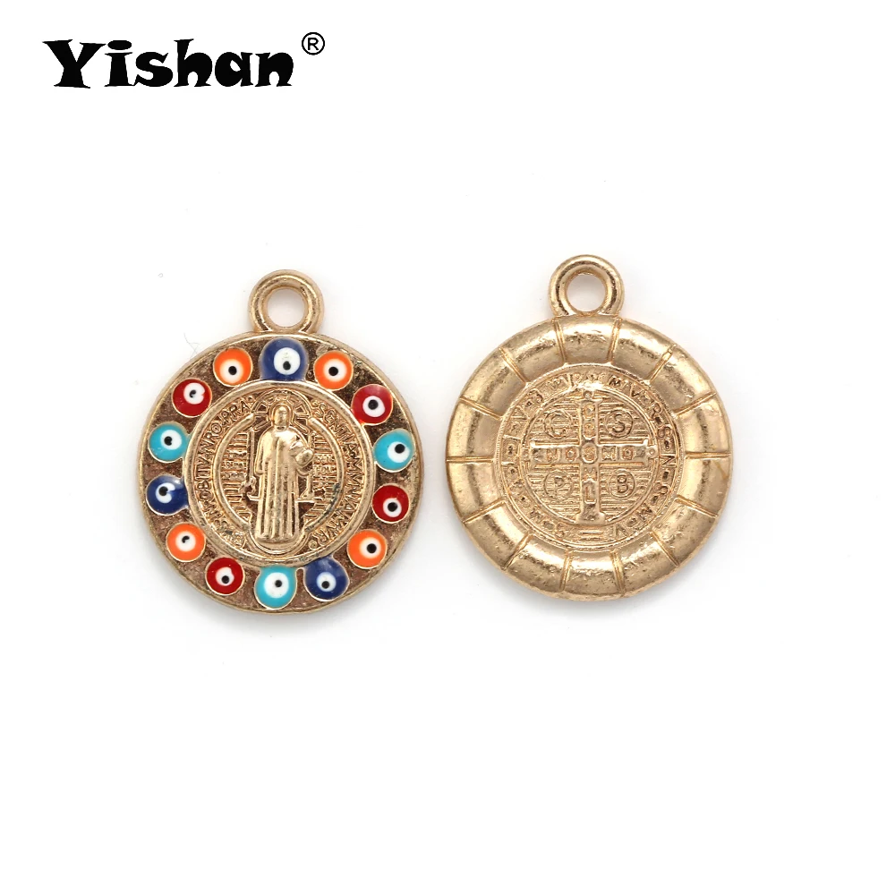 Yishan 2 шт. подвеска с подвеской в виде капельного масла и сглаза для DIY браслета