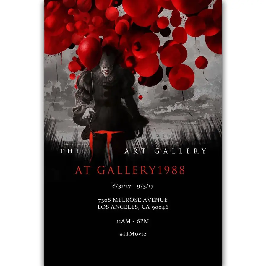 Это 2017 фильм Стивен Кинг Горячее предложение фильма ужасов 2 шелковое искусство