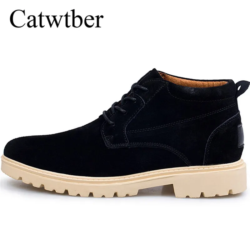 Catwtber Новый Открытый мужские полусапоги Классические Осенние Для Мужчин's