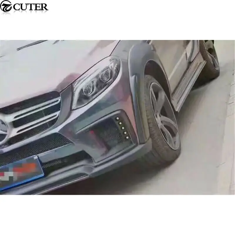 Комплект кузова W166 GLE 320 400 FRP Неокрашенный передний бампер задний для Mercedes Benz