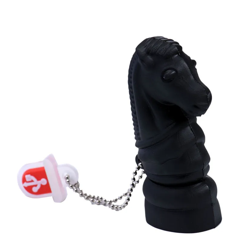 JASTER мультфильм usb флэш-накопитель 4 ГБ 8 ГБ 16 ГБ 32 ГБ U диск Милая Международная Шахматная карта памяти 64 ГБ флеш-накопитель usb флеш-накопитель - Цвет: Black