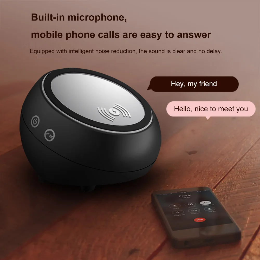 Беспроводное быстрое зарядное устройство FDGAO 3 в 1 Qi колонка с Bluetooth Hifi музыкальная