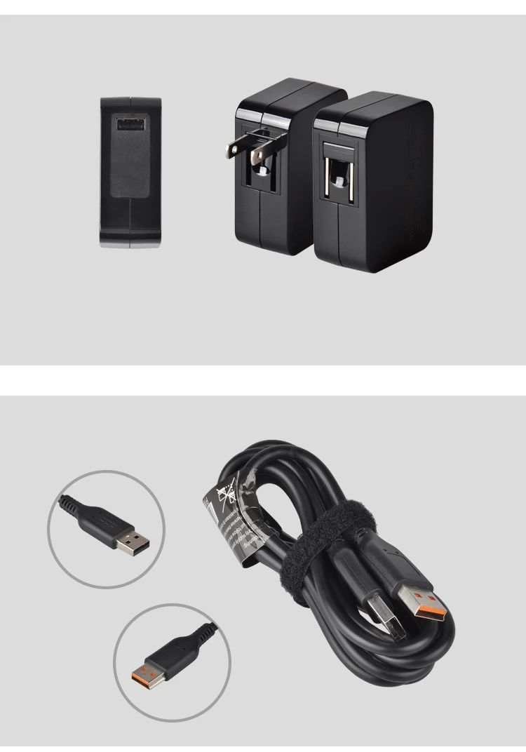 Портативный блок питания для ноутбука 20 в 5 В 2 А 40 Вт зарядное устройство Lenovo Yoga4 Pro