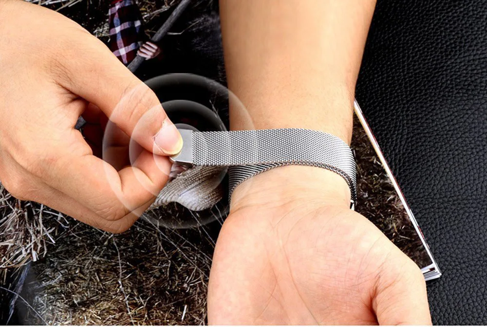 Для Xiaomi Amazfit Bip ремешок для часов Amazfit GTS браслет для часов Amazfit GTR 42 мм Миланская нержавеющая сталь металлический силиконовый ремешок