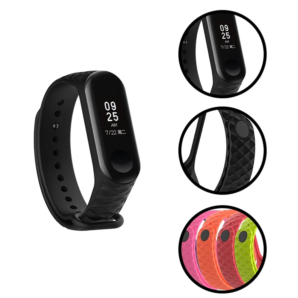 Замена пояса MI Band 3 пояса силиконовый пояс смарт-браслет замена проса 3 Аксессуары