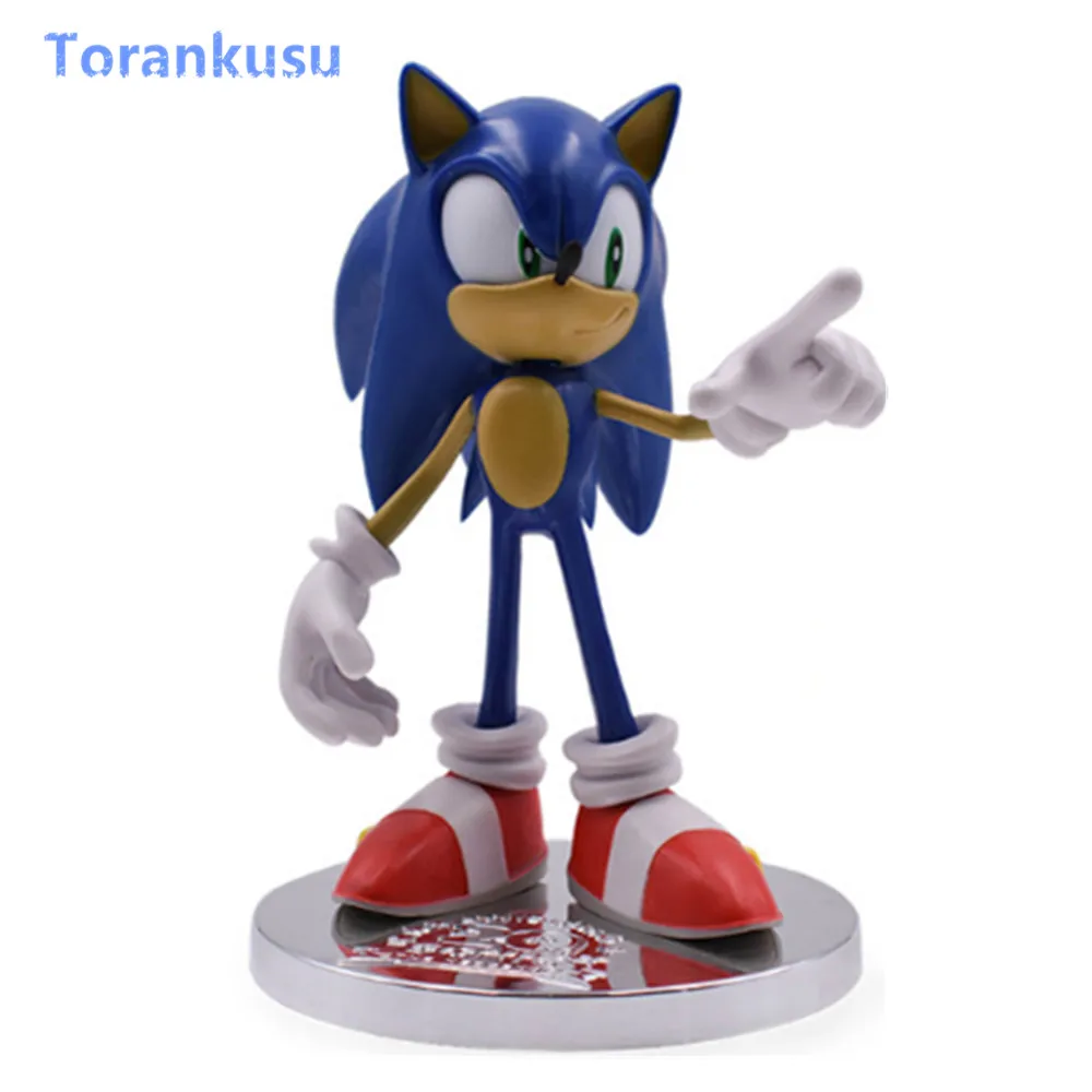Фигурка Sonic ПВХ Супер зубная щётка фигурку 20th Юбилей подвижный горячие игрушки