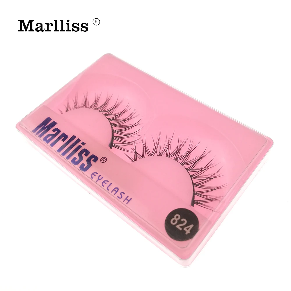 2017 Новый стиль многоразовые до 4 недель Marlliss ресницы Кластерные