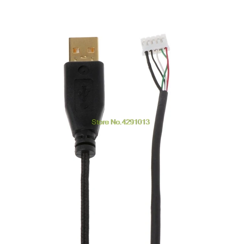 Позолоченный прочный нейлоновый плетеный кабель USB для мыши сменный провод для Deathadder 2013 6400 dpi игровая мышь