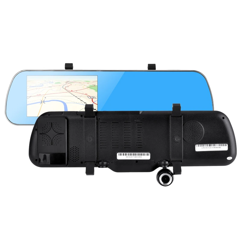 5 дюймов IPS Автомобильный GPS навигатор зеркало заднего вида Android 4 Allwinner A23Quad-core 1080P