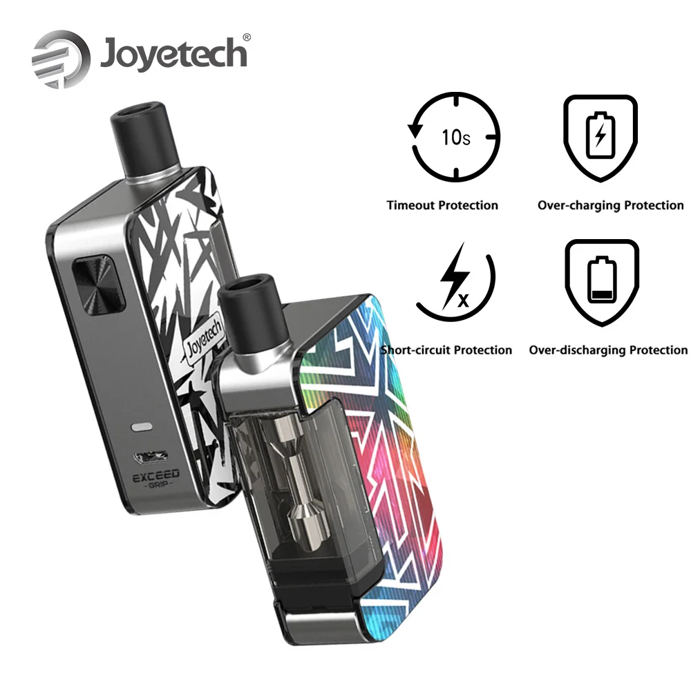 Оригинал Joyetech Exceed Grip Pod System Kit Встроенный 1000 мАч аккумулятор электронная сигарета