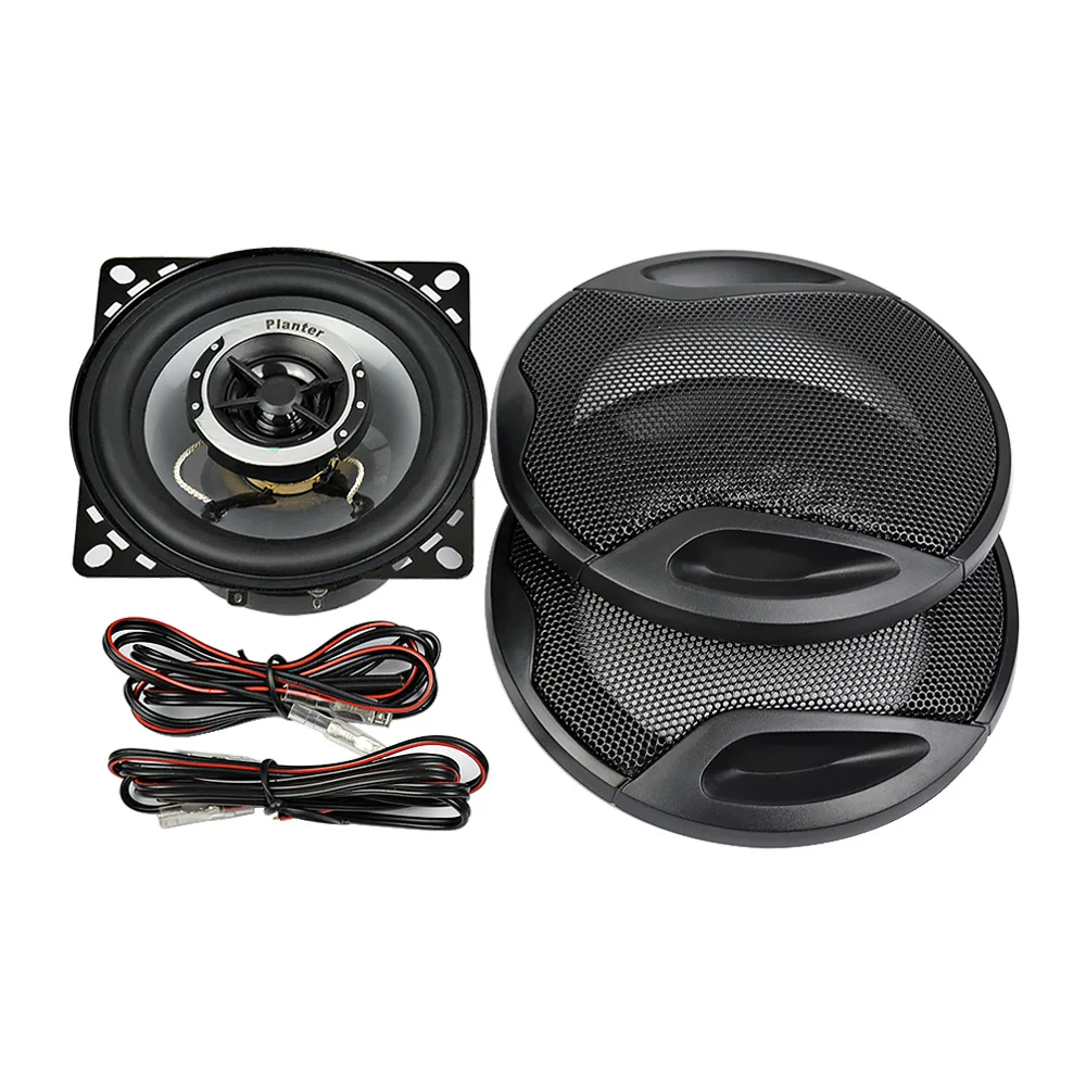 2 шт. 4 дюйма способа автомобиля коаксиальные динамики 4Ohm 250 Вт купольный твитер