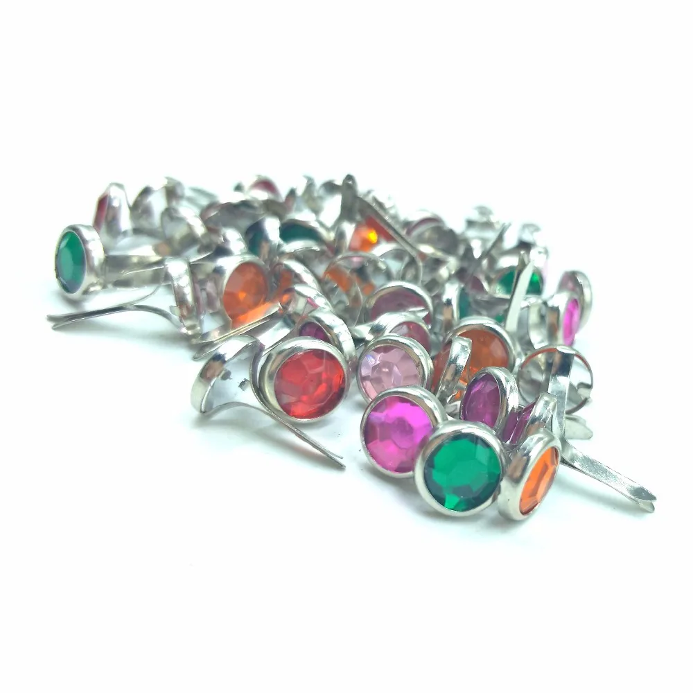 Новые металлические штифтики для скрапбукинга 50 шт. украшение украшения сделай