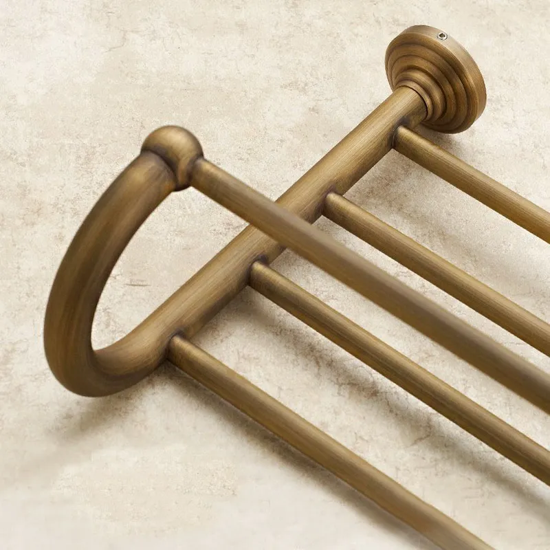 Антивандальная латунная вешалка для полотенец в ванную комнату настенная
