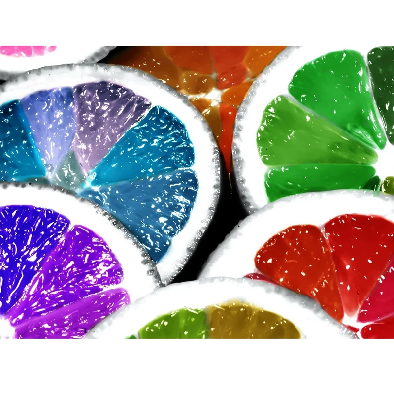 5D Fresh small lemon Full Square Diy Diamond Painting Cross Stitch Embroidery Mosaic Home Decor | Дом и сад