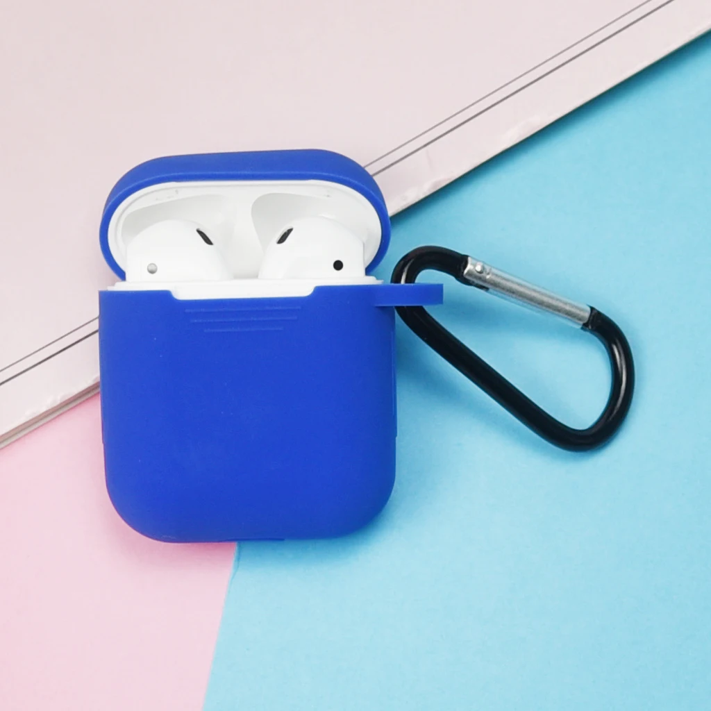 Мягкий силиконовый чехол для Apple Airpods, чехол для зарядки, защитный чехол для Airpod Air pods Prtotector, разноцветный чехол