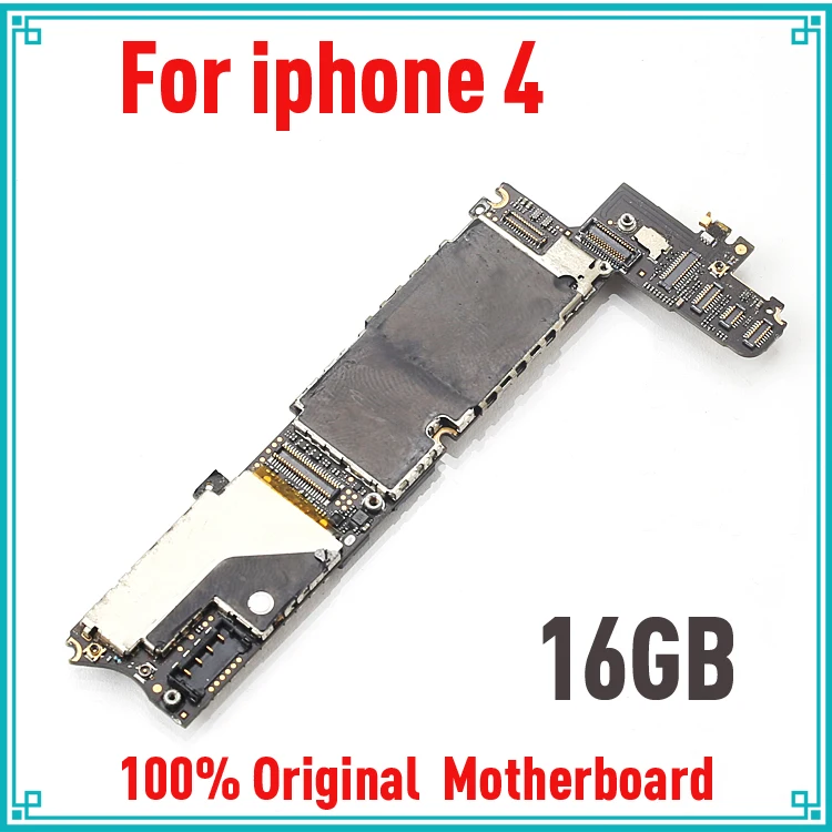 100% оригинальная и разблокированная материнская плата для iphone 4 16 ГБ с чипами 4g