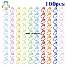 100 шт.лот Высокое качество Смешанные цвета пластиковые маркеры держатель иглы зажим рукоделие 50 шт. Смешанные Мини вязание крючком Блокировка стежка RQX
