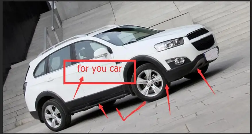 Для Chevrolet/Holden Captiva 7 CG 2006- Брызговики передние и задние брызговики крыло 2007 2008 2009 2010 брызговики