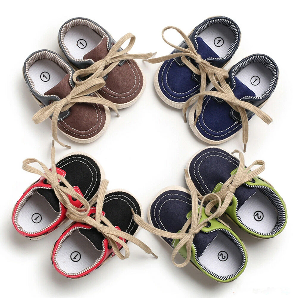 Холщовые туфли для новорожденных девочек и мальчиков в стиле пэчворк детей от 18