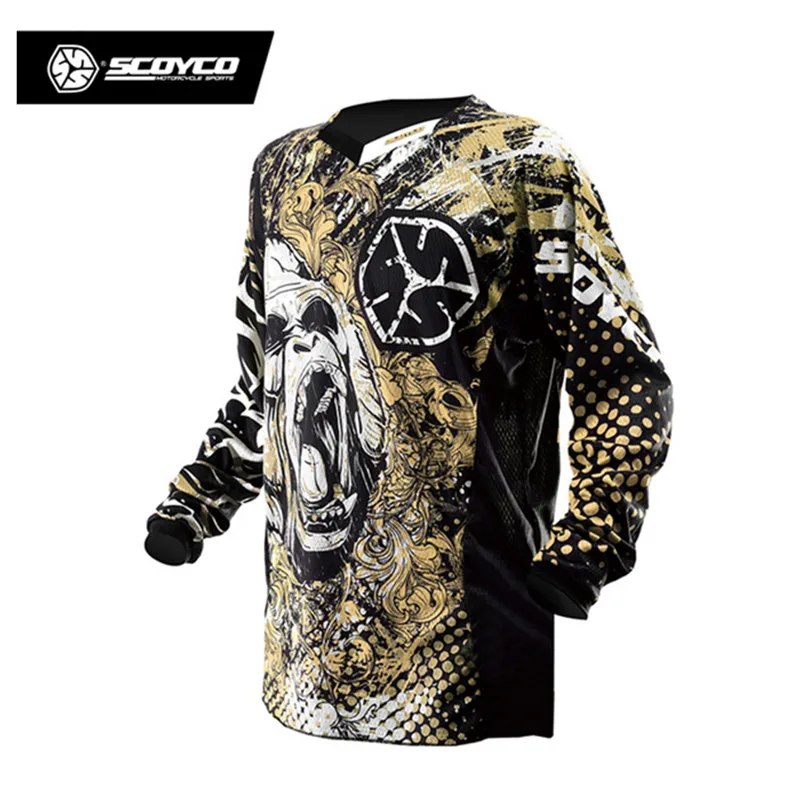 SCOYCO мотокроссе костюм Мотокросс MTB DH MX гонки трикотаж + хип колодки брюки