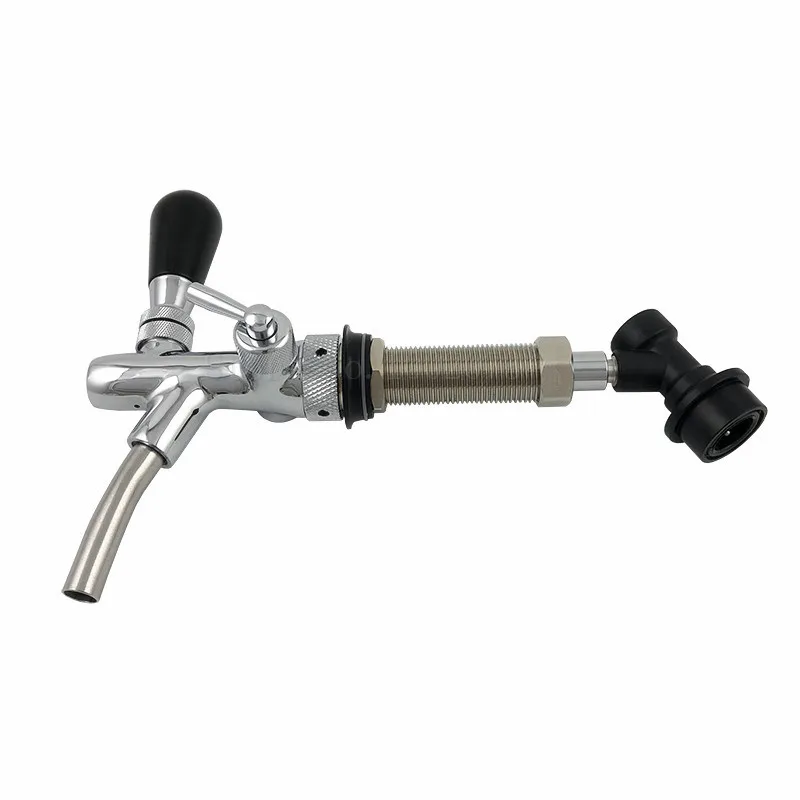 Хромированный латунный Разливочный пивной смеситель комплект Kegerator Tap хвостовик