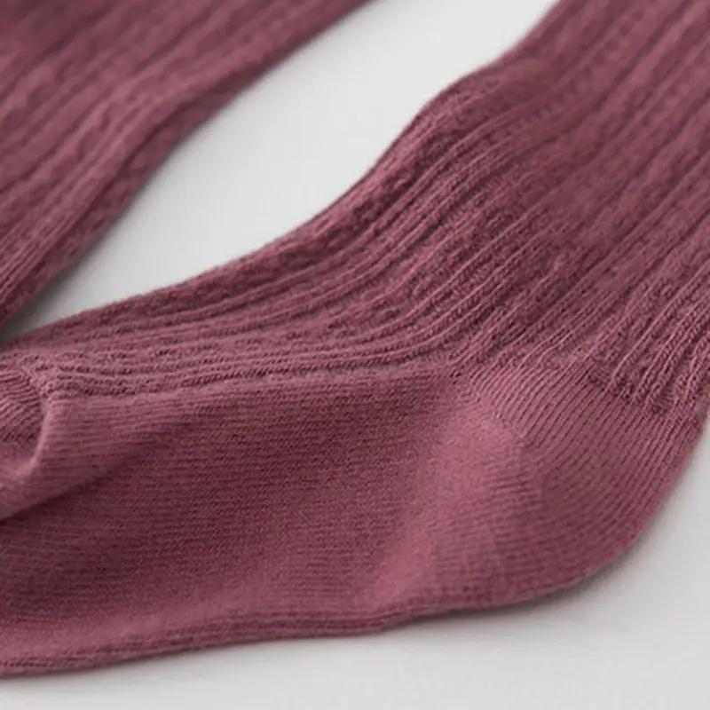 Детские теплые плотные эластичные трикотажные однотонные хлопковые колготки