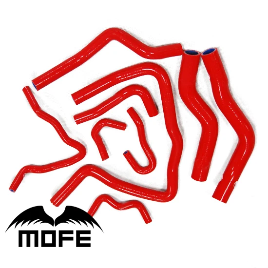 MOFE 9 шт. оригинальный логотип хладагента силиконовый шланг для автомобиля