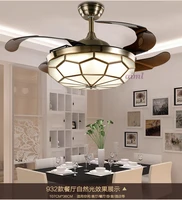 led 36inch and 42inch 90cm 108cm 24 40w ceiling fan mini style living room bedroom dining room study 110 240v