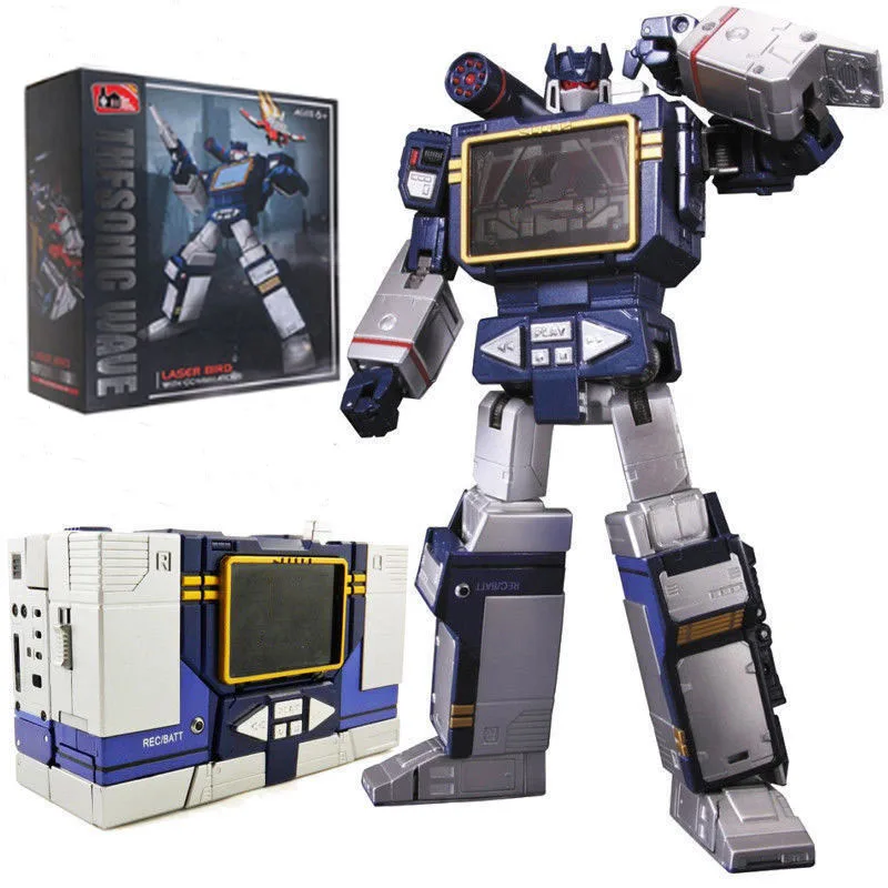 Трансформация THF 01J Soundwave лента walkman Master Piece MP13 Аниме Фигурка негабаритных фигурки