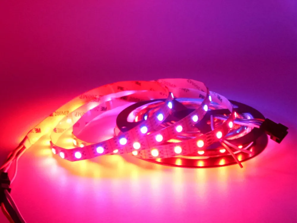 Новейший WS2815 DC12V(WS2813) RGB Светодиодный точечный светильник, индивидуально адресуемый двухсигнальный умный светодиодный пиксельный светильник
