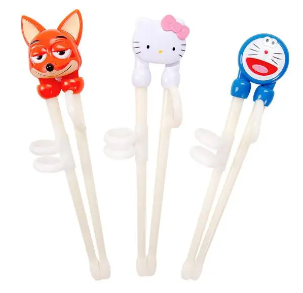 5 шт. в розничной упаковке детские палочки для еды с рисунком лисы начинающих