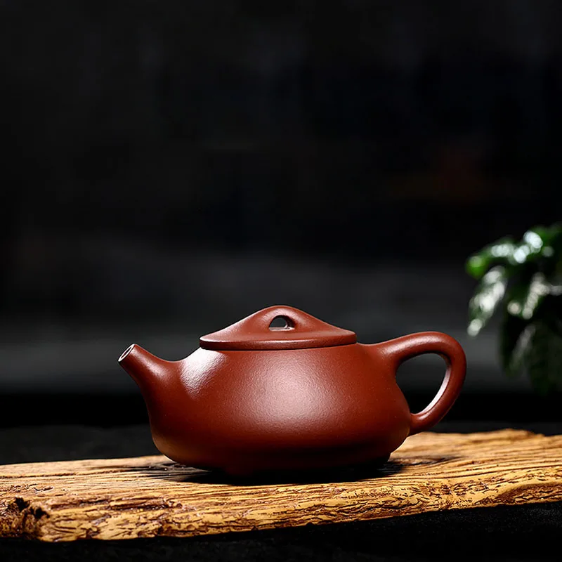 

250ML Yixing Purple Clay Teapot Raw Ore Zi Mud Dicaoqing Authentic Zisha Green Tea Pot Famous Handmade Puer Black Tea Kettles